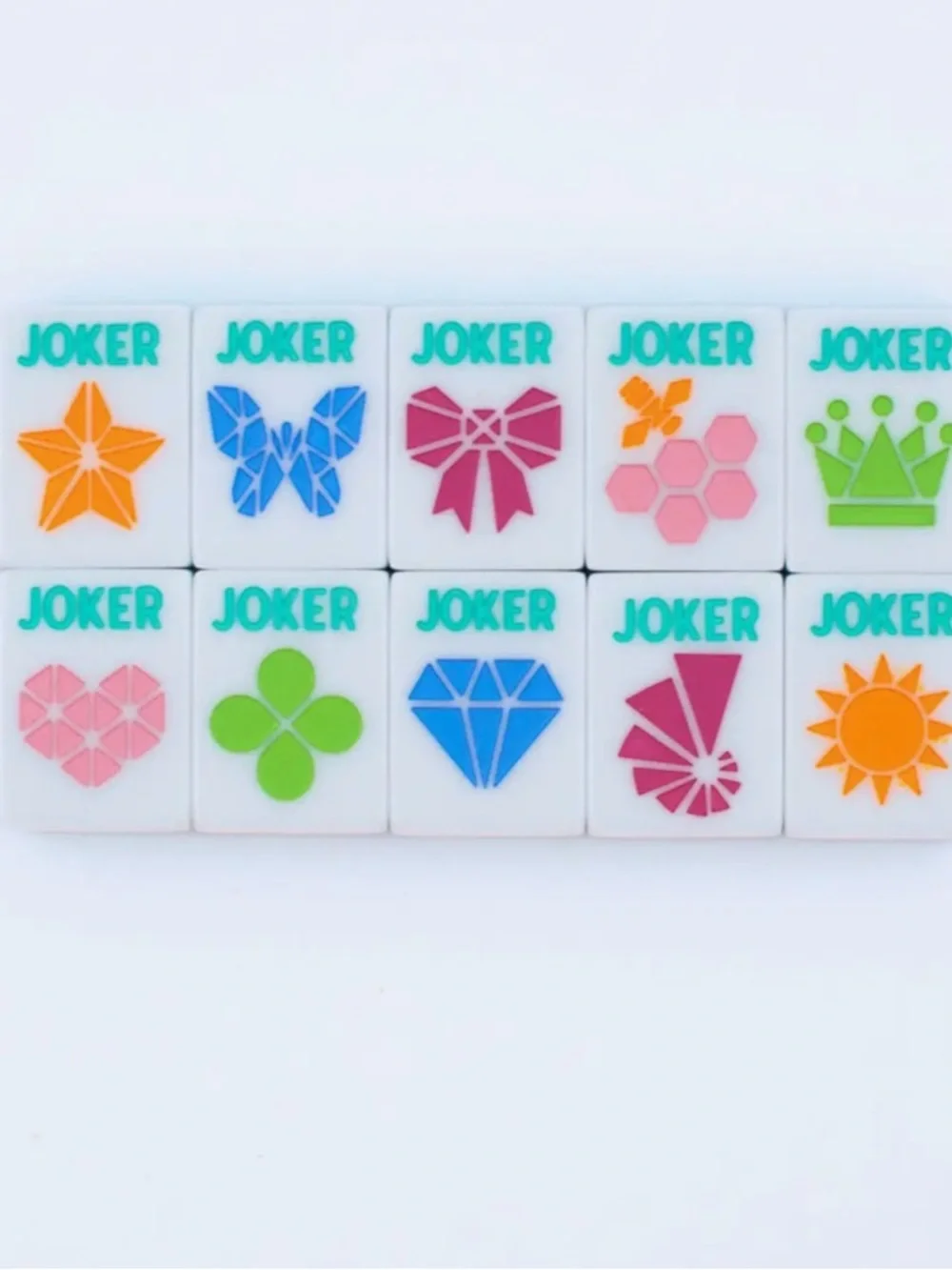 NWT! My Fair Mahjong Tile Set - Prism Series Pink